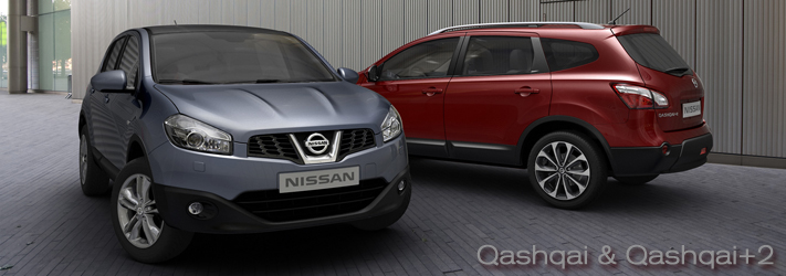 Nissan Qashqai und Nissan Qashqai+2 - die SUVs fr den Fahrspa auf dem Land und in der Stadt